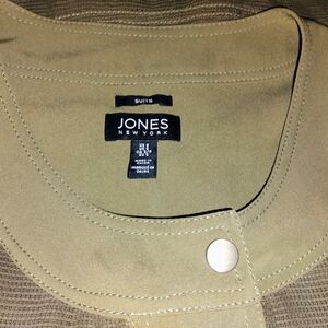 Jones New York Khaki Jacket